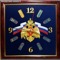 Настенные часы с эмблемой МЧС России
