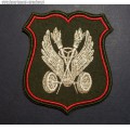Нарукавный знак военнослужащих подразделений Военной автоинспекции Министерства обороны (нового образца)