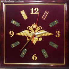 Настенные часы с символикой Внутренних войск МВД России