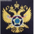 Сувенирная подушка с вышитой эмблемой СВР России