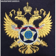 Сувенирная подушка с вышитой эмблемой СВР России