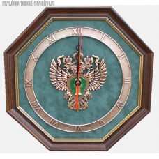 Настенные часы с эмблемой Прокуратуры России