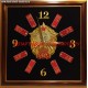 Настенные часы с эмблемой Суворовского военного училища